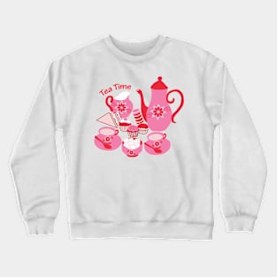 English Tea-time Crewneck Sweatshirt